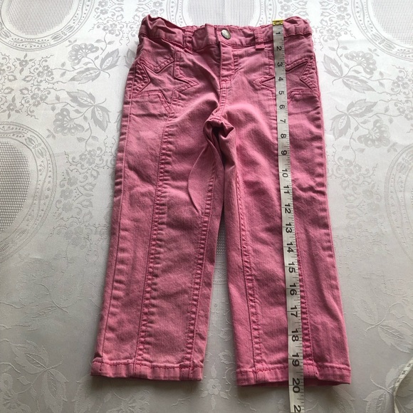 Truly Scrumptious Designed By Heidi Klum Pink Denim Jeans Pants Girls Size 5T - Picture 11 of 16